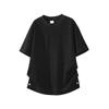 Men Waffle Knit Solid T Shirt Crew Neck Short Sleeve Loose Casual Minimal Texture Daily Street Summer Top