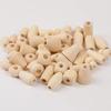 100Pcs Oval Natural Wooden Spacer Beads | DIY Bracelet/Necklace Jewelry Making