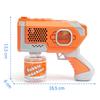 AOMEVOLEO Electric Bazooka Bubble with LED Kids Toy for Outdoor and as a Gift Gun, Automatic, Leak-Proof, Light, Play, Picnics, Camping, Weddings,
