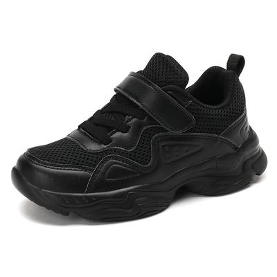 Classmate Female 6-12 Years Old Summer Sports Shoes Leather Wear-resistant Campus Performance Boys Students Versatile Running Shoes