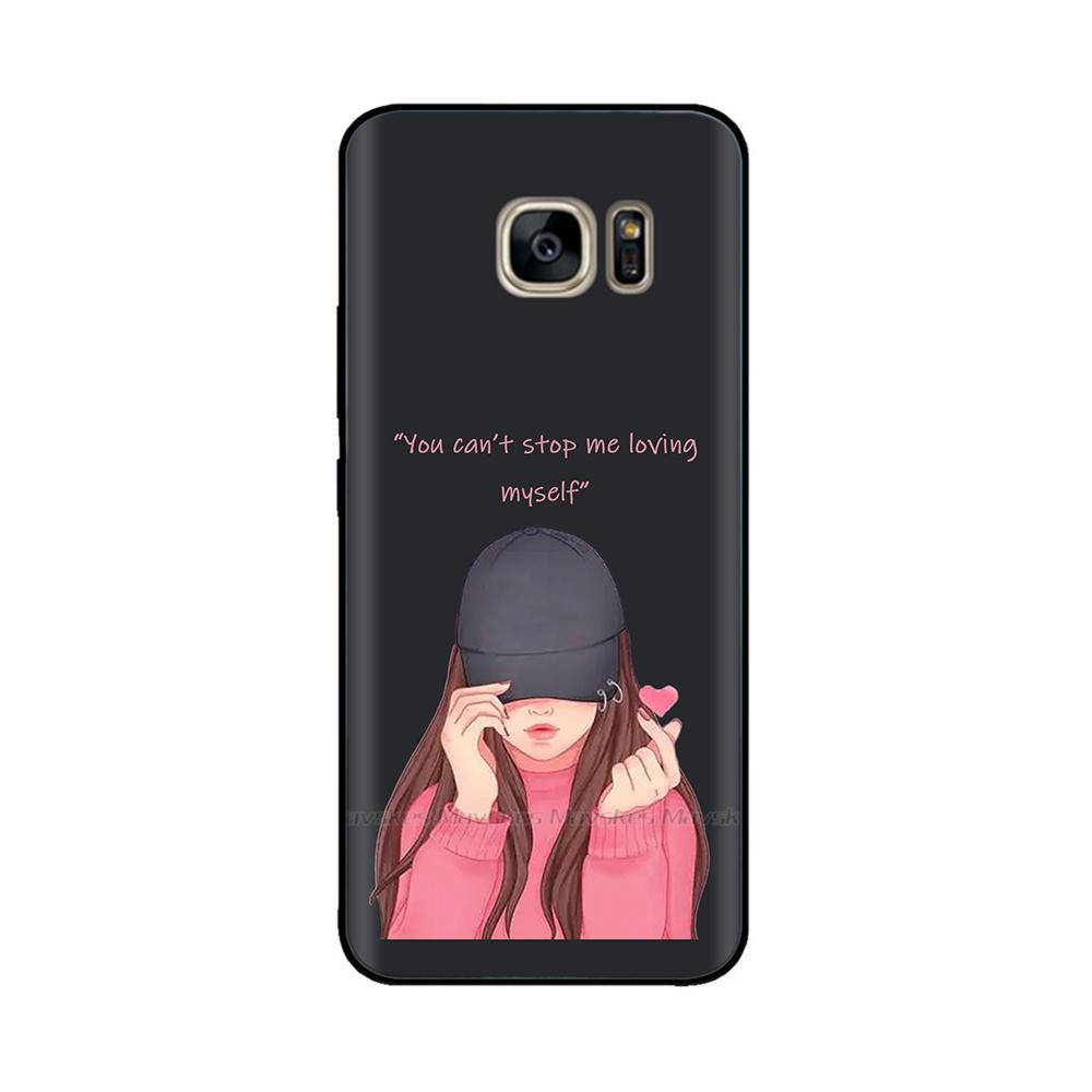 Black Silicone Case For Samsung Galaxy S6 Edge Case Soft TPU Cover For Samsung Galaxy S6 S 6 Edge Case Cover Bumper Coque Para