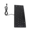 USB-Tastatur mit Kabel 78 Tasten   Dünn   Tragbar   Rutschfest   Tastatur für Laptops Desktops