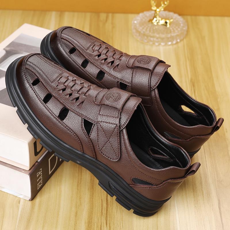 Fashion Summer New Breathable High Quality Men's Sandals Leisure Luxury Men's  Outdoor Travel Leisure Stroll Men's Shoes Hot Sales