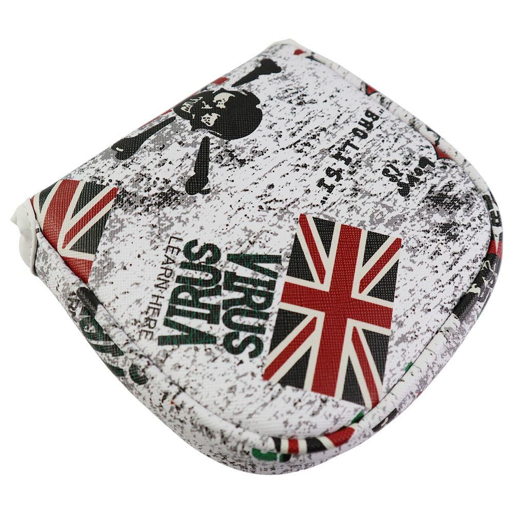 Magnetic Closure Golf Putter Cover Putter Headcover Golf Mallet Putter Cover Golf Head Cover