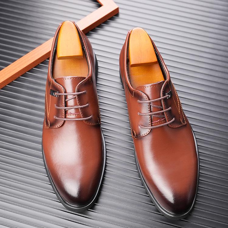 Herren Leder Business- & Hochzeitsschuhe: Größen 35-49, Rutschfest