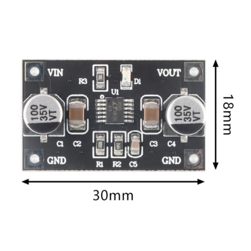 Quiet LT3045 Bucking Converters Board 500mA Current 5V 15V Adjustable Voltages Regulator For RF And Sensors Applications