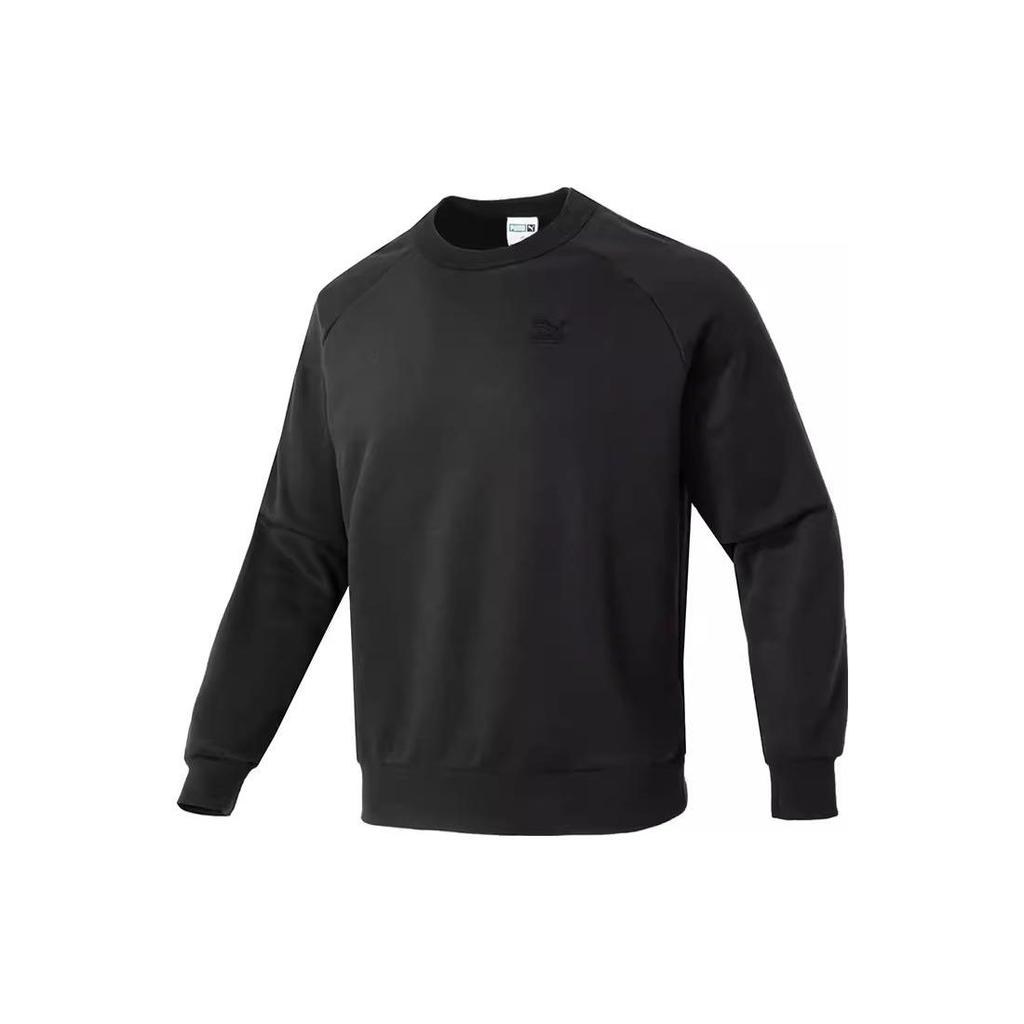 PUMA Sweatshirts Men's Black Crew Neck Thickened Regular 627451-01