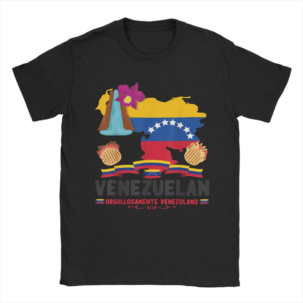 Venezuelan Flag Outfit Idea T Shirt Summer Hip Hop TShirts Unisex 100 Cotton ONeck Plus Size Tees Short Sleeve Vintage Tshirt