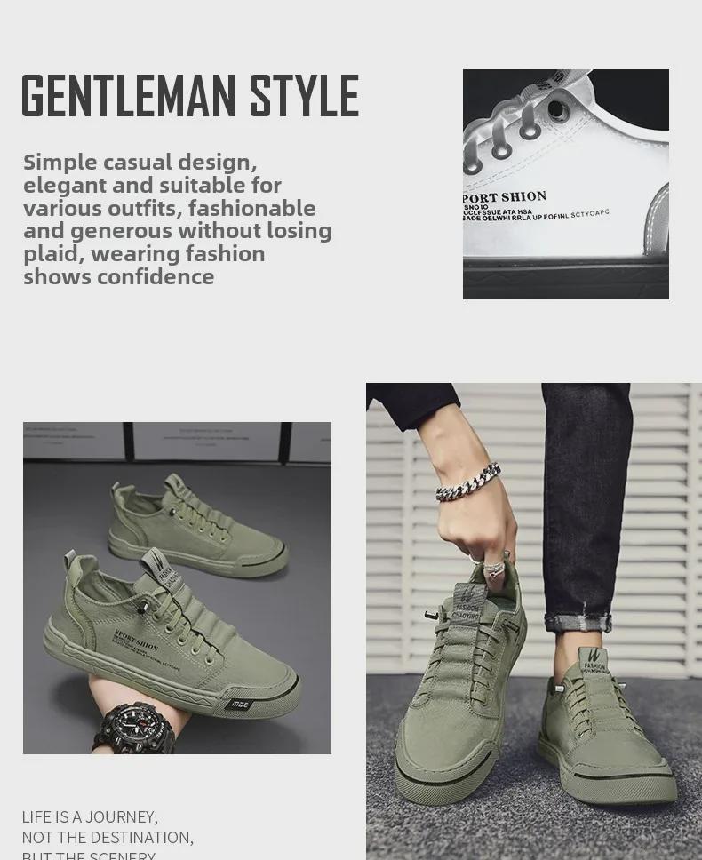 Atmungsaktive Sommer-Slipper aus Canvas für Herren