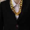 Niche Design Men Exaggerated Necklace Punk Thick Chain Necklace Sweater Chain Fashion Jewelry