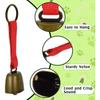 Cowbell Goat Bell med spårningsljud Country Cow Bell med nylonrem Pet Collar Supplies