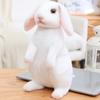Lovely Fluffy Lop -Eared Rabbits Plush Toy Baby Kids Appease Dolls Simulation Long Ear Rabbit Pillow Kawaii Xmas Gift