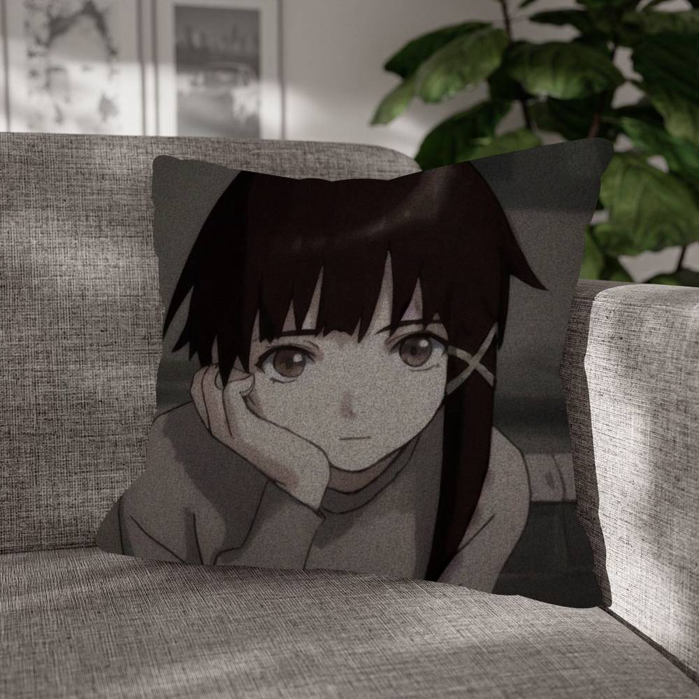 Serial Experiments Lain Cushion Cover Decorative Pillow Sofa Home Decor Case Pillow Cases