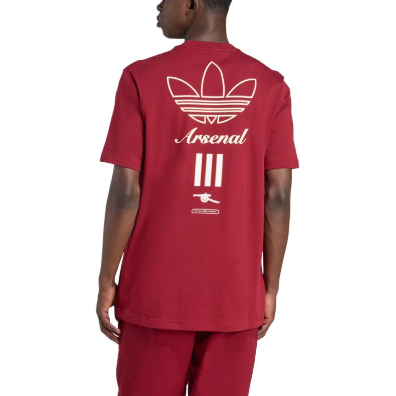 adidas Originals Terrace Arsenal Fashion Comfortable Soft Versatile Short Sleeve T-Shirt Men T-Shirts JM9414