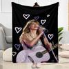 Taylor Swift Performance Blanket Comfortable Suitable for Sofa Office Chair All-Season Use Modern Gifts For Family Or Friends