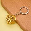 Wheel Hub Car Wheel Keychain Zinc Zinc Alloy Tire Rim Key Holder Personality   Gifts