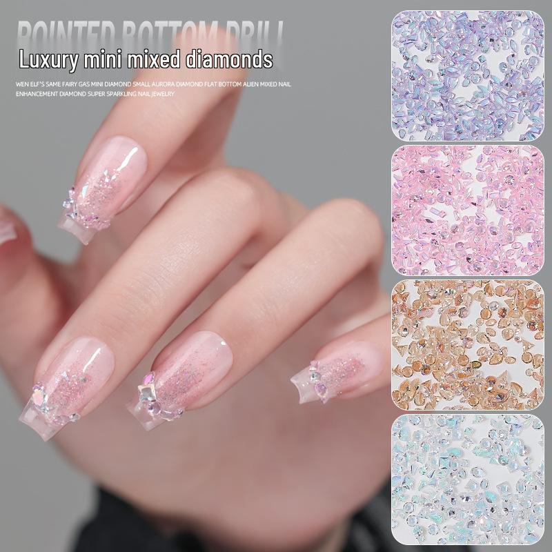 

Super Flash Dazzling Diamond Nail Art Rhinestones - 5A Micro Zircon Plated