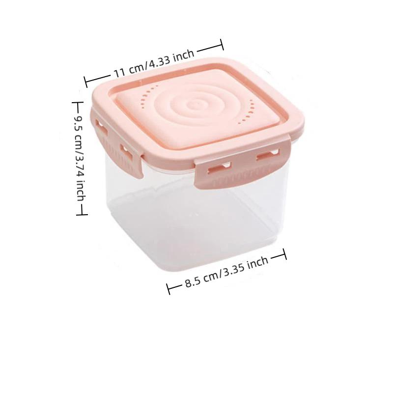 Freezer Tray With Lid - Durable Kitchen Storage For Soup, Broth & Sauces Stackable Food Prep Storage Container Kitchen Jar