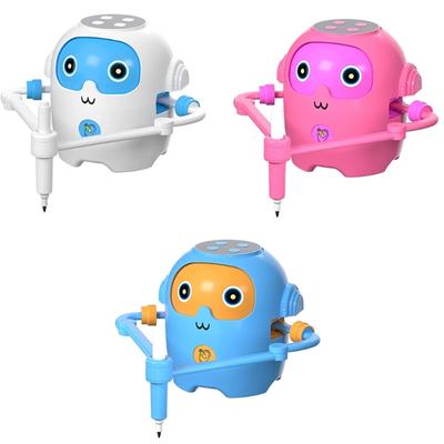 רובוט ציור חינוכי אינטראקטיבי עם מערכת זיהוי ויזואלי, צעצוע ציור לילדים בגילאי 4 עד 6