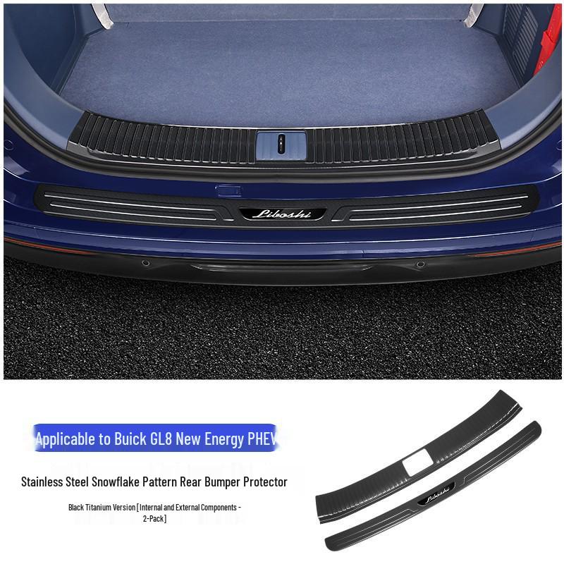 24 Buick GL8 PHEV Stainless Steel Door Sill Scuff Plates Interior Upgrade