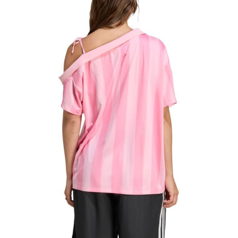 adidas Originals SS25 MAGLIA OFF SHOULDER Maglia da Calcio Rosa/Rosa Chiaro KD2277