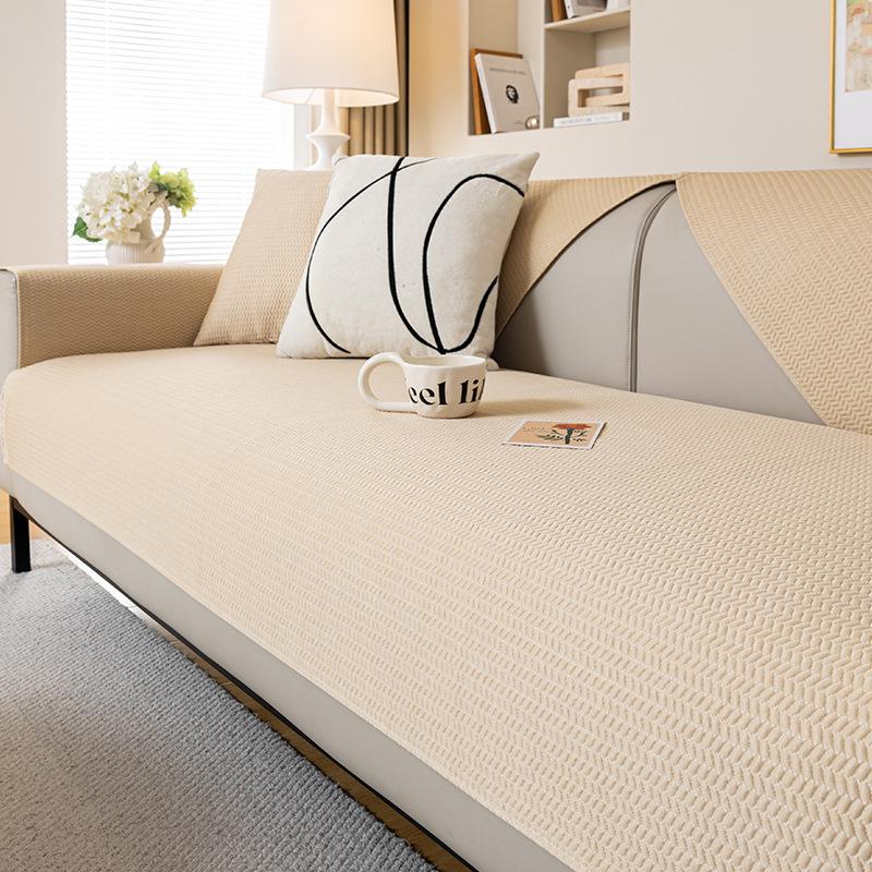 Fresh Ice Silk Sofa Cool Bamboo Mat Summer Non-Slip Cushion Summer Full Cover Cloth