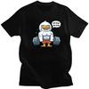 Cartoon Duck Weightlifting Pattern Printed T Shirt Summer Men Casual Loose Neutral Fashion Y2k O-Neck Short Sleeve Top T Shirt