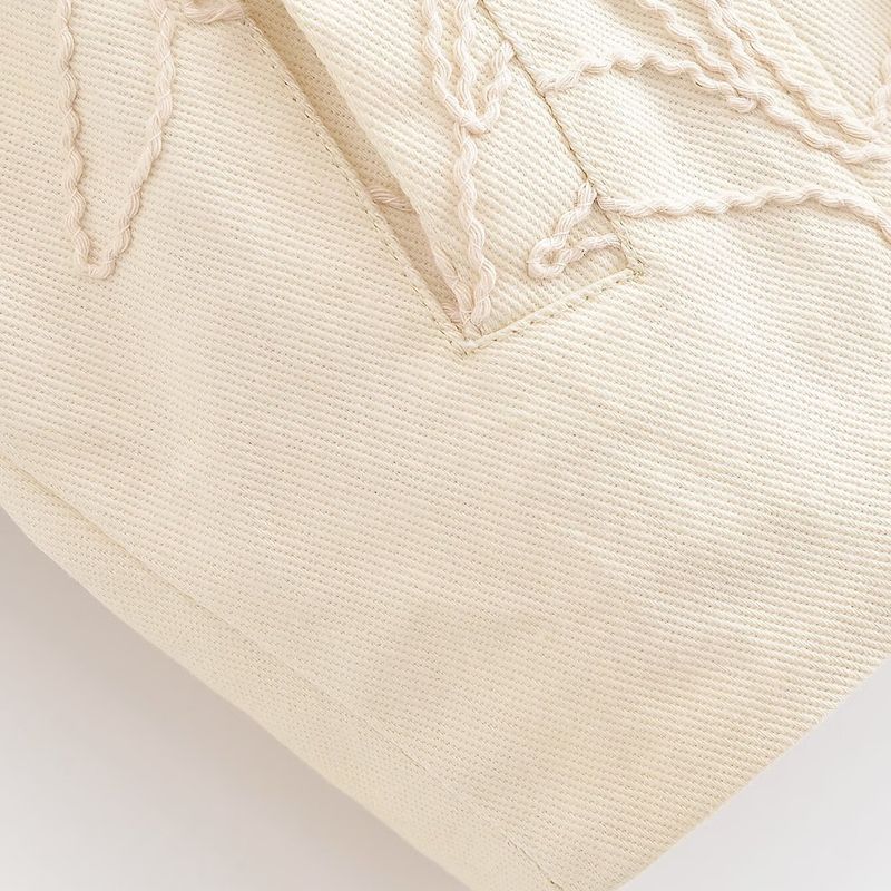 Kaslead New Women clothes Western Style Fashion Simple Thick Rope Embroidery Jacket 8372067