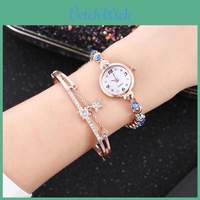 Fashionable Ladies Bracelet Simple Design Versatile Jewelry Quartz Movement