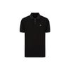 Solid Color Logo Print Polo Shirt Men Tops Black 8N1FQ21-JTKZ1-0999