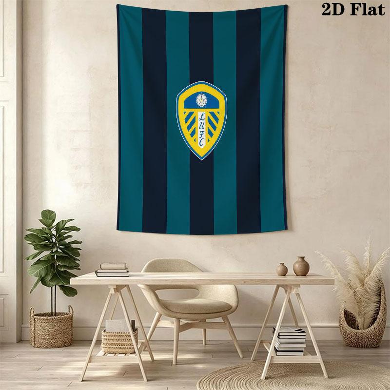 Leeds poster  Wall Hanging Printed Fabric Blanket Decorative Tapestries for Bedroom Living Room Home Decor