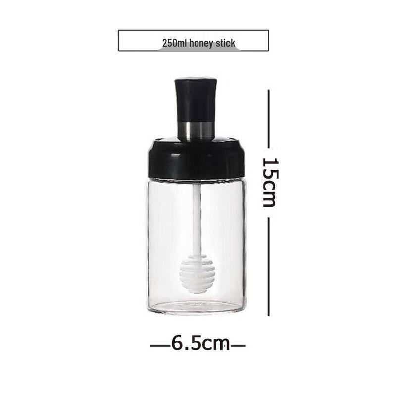 Driane Glass Seasoning Jars with Integrated Utensils