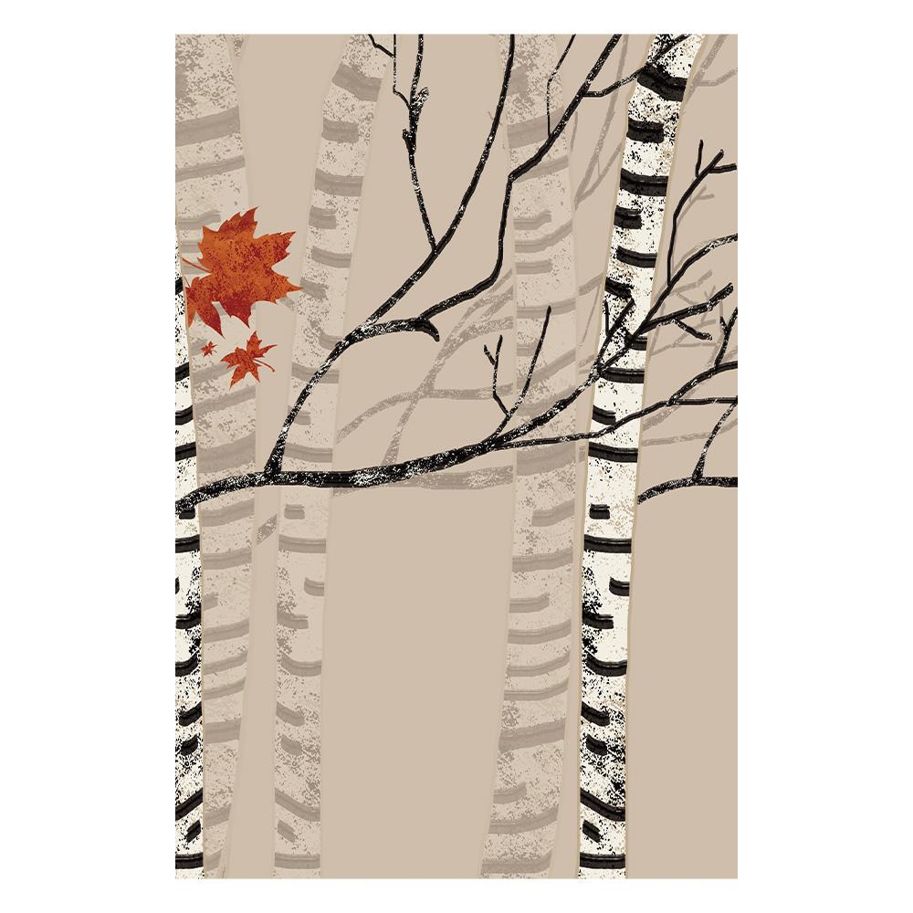 

Modern Birch Tree Landscape Oil Painting Canvas Wall Art for Living Room Decor Latest Home Decor 20x30cm