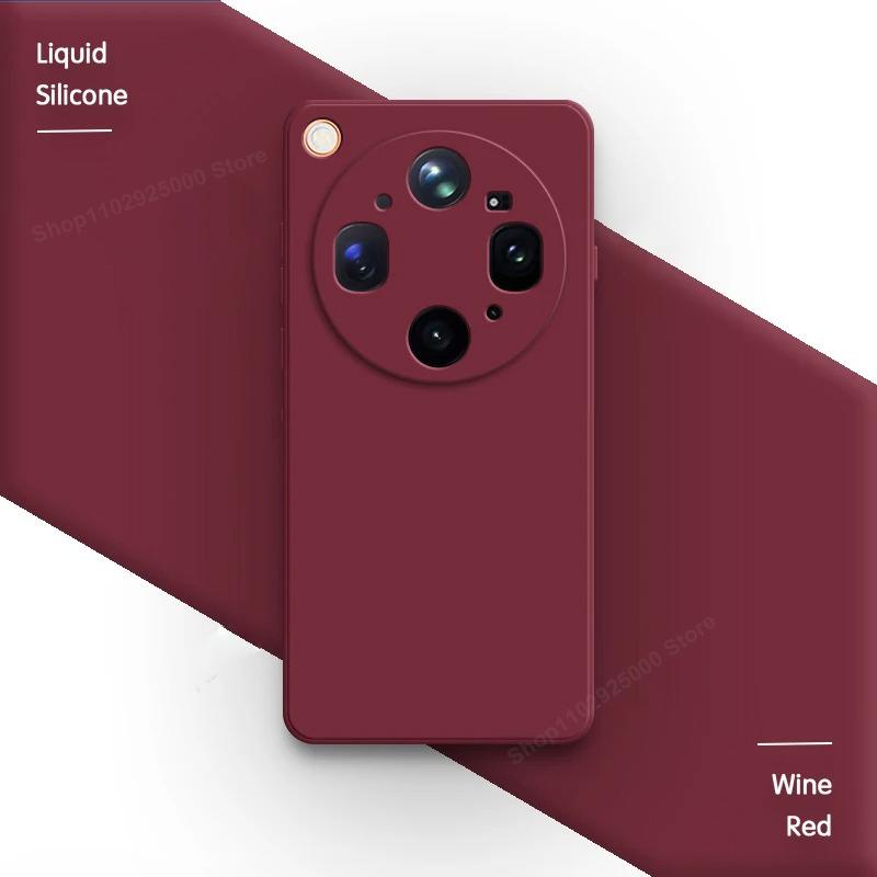 For OPPO Find X9 Ultra X9 Pro Case Liquid Silicone Camera Lens Protector Phone Cases for OPPO Find X9 Ultra X9 Pro Soft Cover