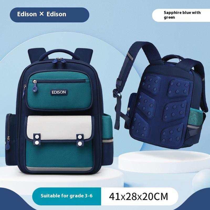 2024 High Capacity Children School Bags British style Kids Backpack In Primary Schoolbag For Teenager Boys Waterproof Backpacks