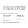 PIORPOY 20Pcs/Kit Dental Orthodontic Braces For Teeth MIM Monoblock Metal Mini Standard Roth MBT Slot 0.022 0.018 Hooks 3-4-5 3