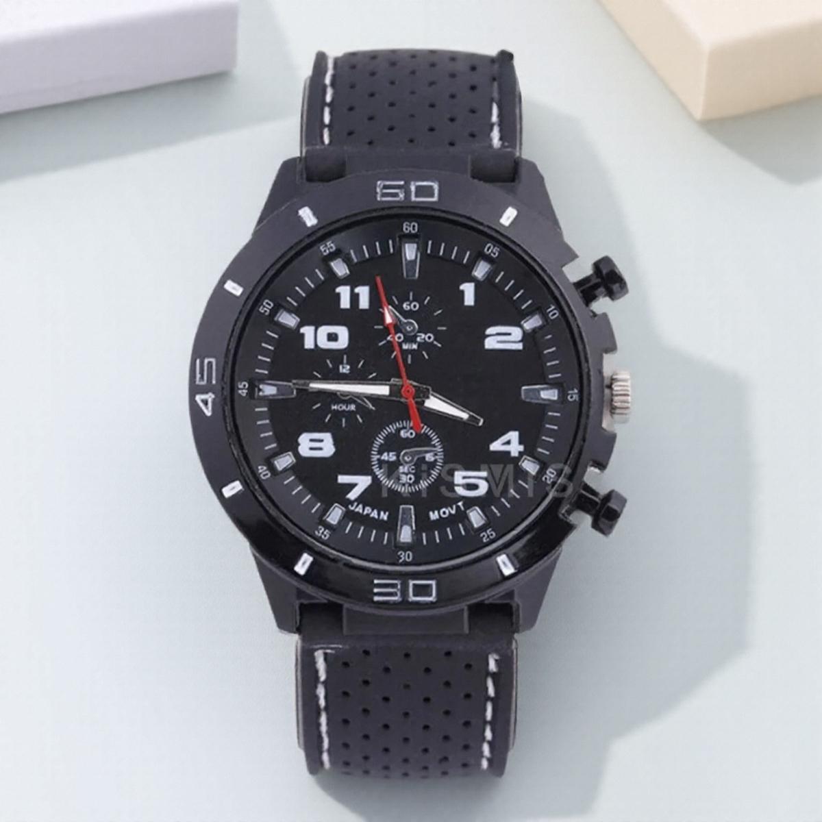 

Fashion Men s Quartz Watch Business Style Leather Strap Wristwatch Available in 4 Colors Stylish Elegant Timepiece білий