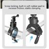 Quick Release Handlebar Mount Clamp for Action Cameras 360 Degree Rotary Lightweight and Secure Hold