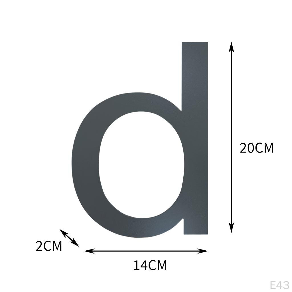 Number Stainless Decor with Address Plaque for Gardens Houses