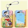 Crayon Shin-chan Cartoon Student Lanyard ID Badge Holder for Campus Use