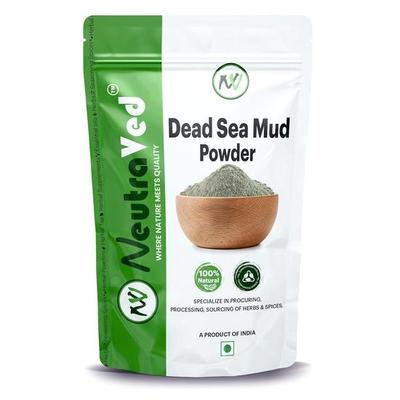 Pó de Lama do Mar Morto NeutraVed | Solução Pura e Natural para Cuidados com a Pele, Esfoliantes Faciais e Sabonetes Corporais para Todos os Tipos de Pele - 300g