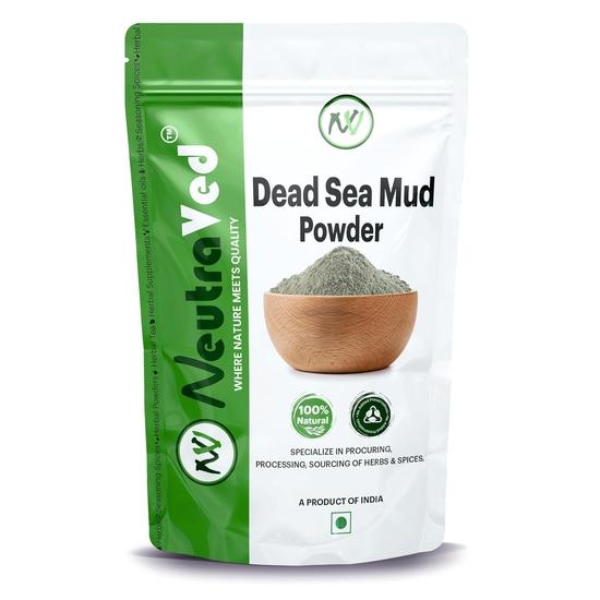 

NeutraVed Dead Sea Mud Powder | Pure and Natural Solution for Skincare, Face Scrubs, and Body Cleansers for All Skin Type - 300g