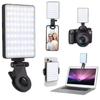 Mini Portable Phone Fill Light Portable LED Selfie Light Clip-On Lamp For Video Conference Live Vlog For iPhone/iPad Laptops Use