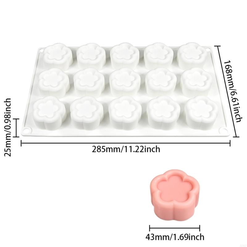 Flower Silicone Molds Fondant Mousses Cake Molds Making Pastry Chocolate Molds Baking Decorating Tool Nonstick A0KF