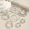 8 Paar Set Ohrringe Legierung Schmuck Eleganter Einfacher Stil Für Damen Mädchen Tägliches Tragen Zartes Set Geschenke