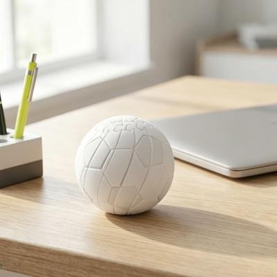 Fidget Soccer 3D Printed Spiral Fidget Toy Smooth Rotating Stress Relief Decompression Ball Anti-anxiety Hand Spinner