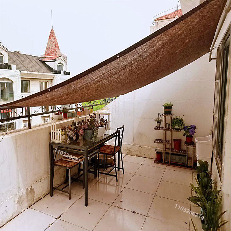 Plasă de protecție UV HDPE pentru umbră, Umbră pentru balcon și mașină, Casă și grădină, 85-90%