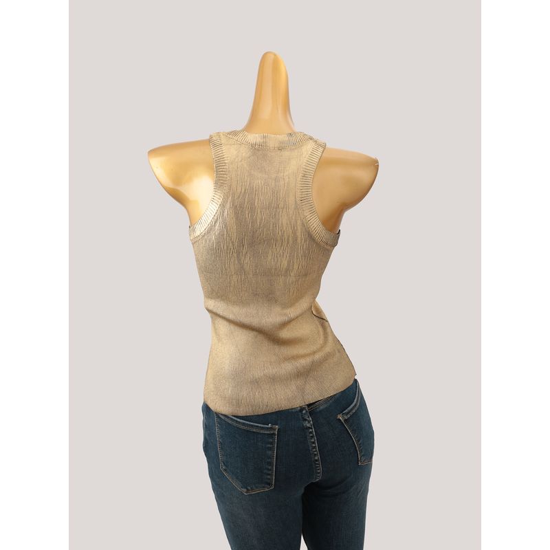 Export Heavy Industry Paint Stylish I-Shaped Halter Vest Female Outer Wear Inner Wear Style Western Style off-the-Shoulder Sleeveless Tops