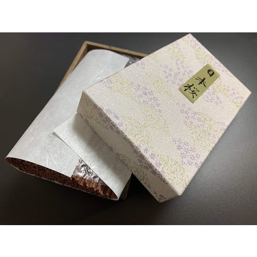 Awaji Baikundou Premium Sandalwood Incense, Japanese Cherry Blossom (Tea) - Perfect for Gifts, Home Use, and Everyday Use. Made In Japan. #608.
