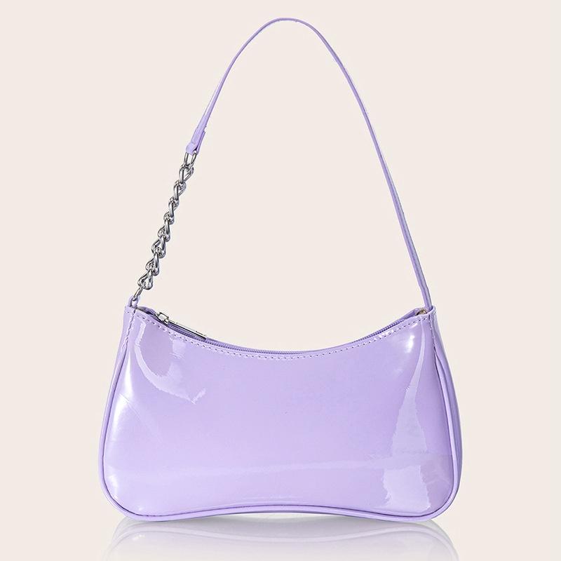 IELGY textured PU leather shoulder bag retro classic